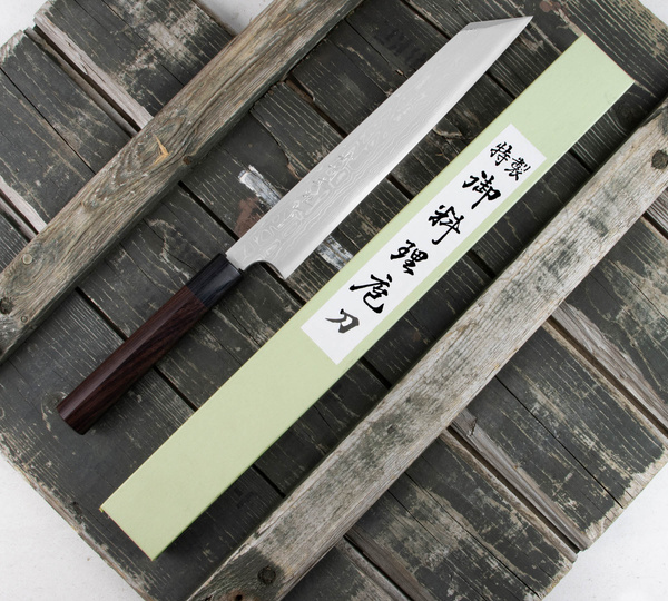 Hideo Kitaoka Nóż Shirogami Kiritsuke 24 cm