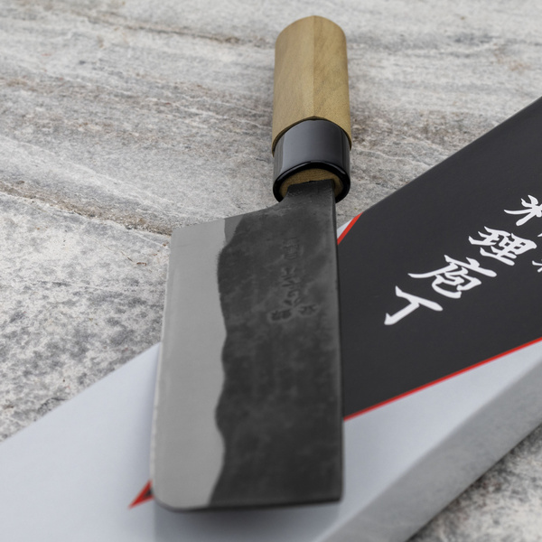 Kajibe Shirogami#2/Iron Nóż Nakiri 13,5 cm