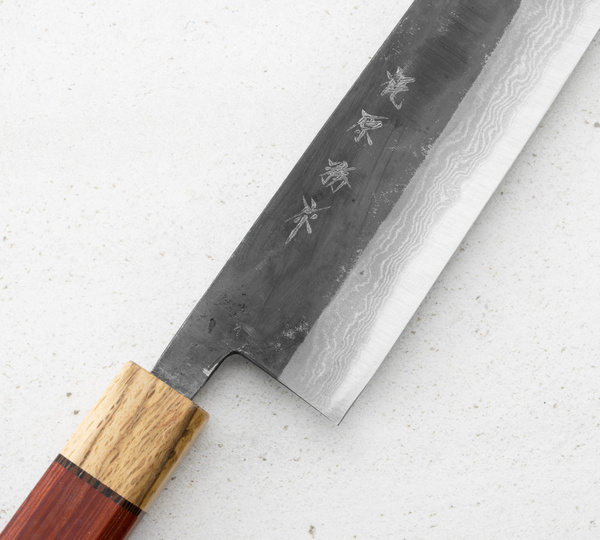 Kajiwara Damascus Aogami #2 Nóż Szefa kuchni 24 cm