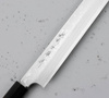 Hideo Kitaoka Shirogami#2 Satin Damascus Nóż Yanagiba 30 cm