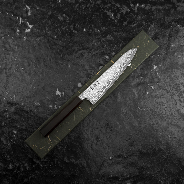 Hatsukokoro Hikari Kurozame SLD Damascus Nóż Szefa kuchni 19,5 cm