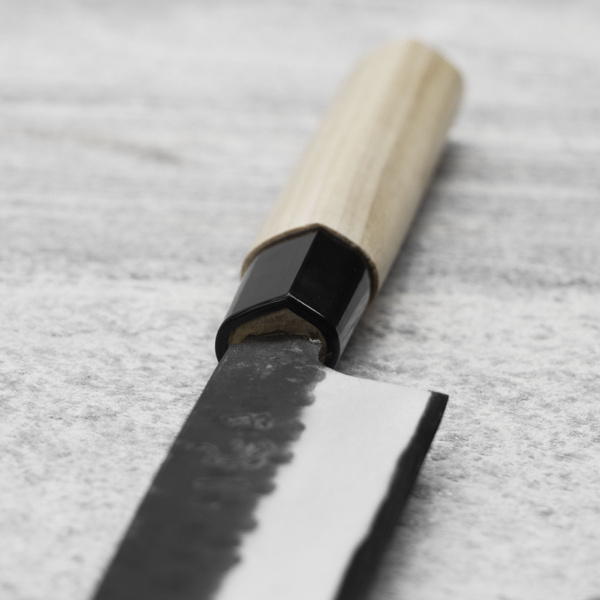 Ittetsu Forge Black Shirogami#2 Nóż Yanagiba 27 cm Leworęczny