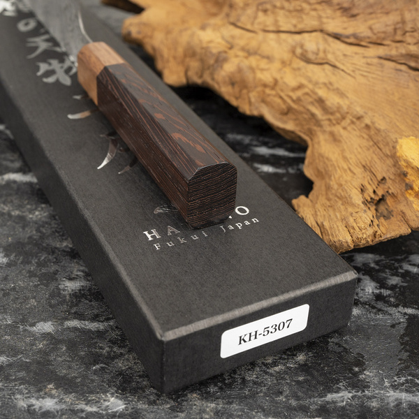 Kenshiro Hatono SG2 Black Dye Nóż Bunka 17 cm