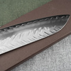 Yoshimi Kato SGSTRIX Kuro V-Tsuchi Nóż Santoku 17 cm