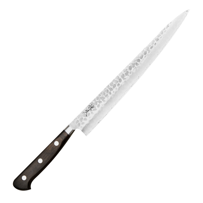 Hokiyama Murakumo AUS-8 Brown Nóż Sujihiki 24 cm