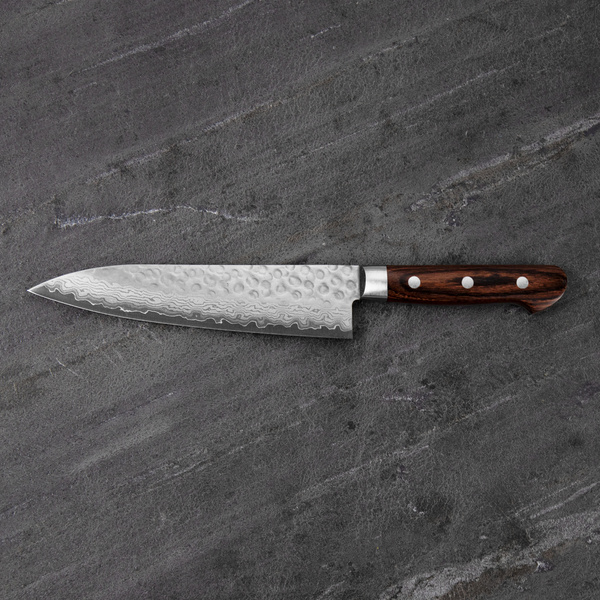 Tsunehisa VG-10 Damascus Brown Nóż Szefa kuchni 18 cm
