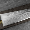 Shigeki Tanaka VG-10 Damascus Blue Nóż Santoku 16,5 cm