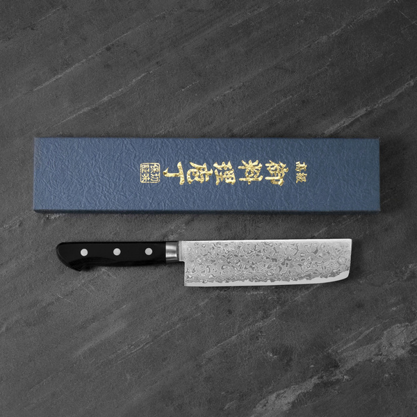 Tsunehisa AUS10 Damascus Nóż Nakiri 16,5 cm
