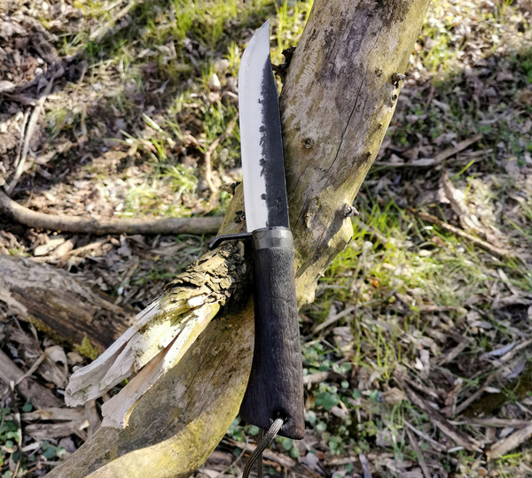Ikeuchi En Kuro Nóż Outdoor 15 cm
