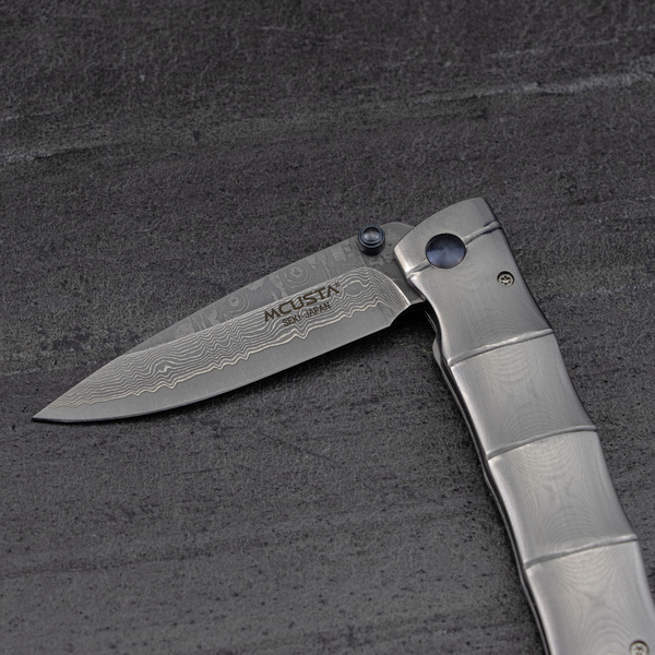Nóż składany Mcusta Shinra Take Damascus VG-10 6,5 cm