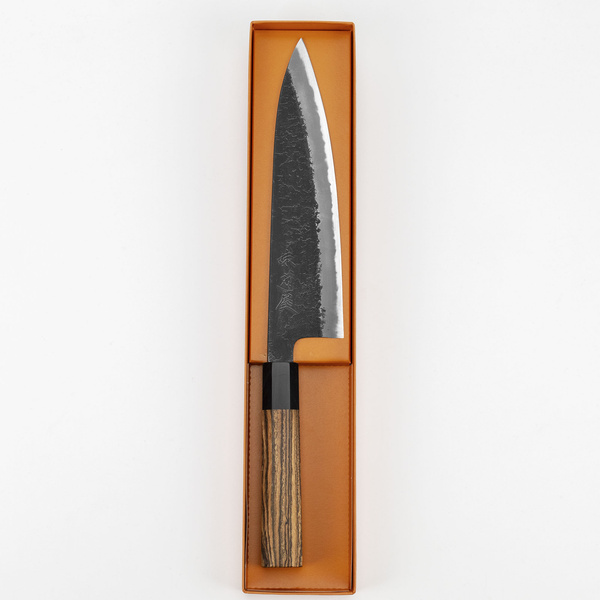 Mutsumi Hinoura Shirogami#2/Iron Nashiji Nóż Szefa kuchni 21 cm