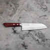 Kunio Masutani VG-10 Hammered Red Damascus Nóż Santoku 17 cm