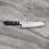 Kunio Masutani VG-10 Hammered Blue Damascus Nóż Santoku 17 cm