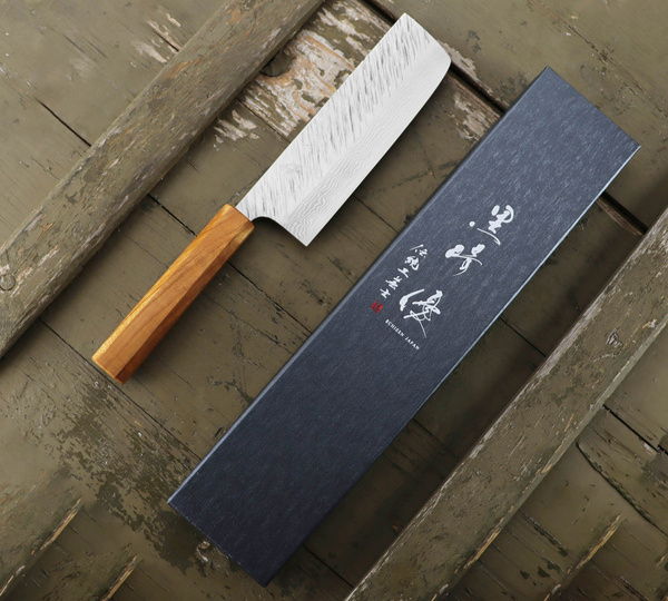 Yu Kurosaki Fujin Damascus VG-10 Nóż Nakiri 16,5 cm