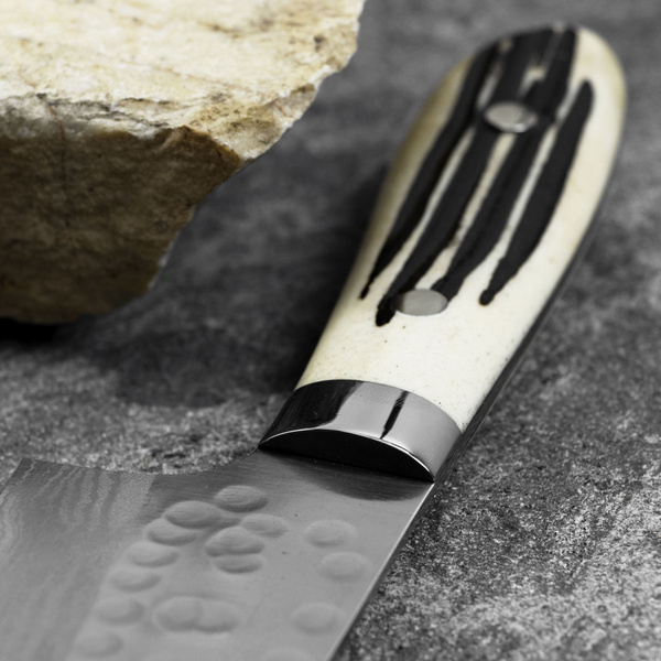 Takeshi Saji Jeleni róg Ręcznie kuty nóż Santoku 18 cm SRS-13