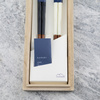 Japońskie Pałeczki do sushi Kawai Gift Set - Kurabi Brown