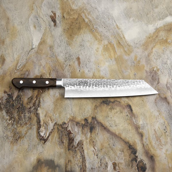 Hokiyama Murakumo AUS-8 Brown Nóż Kiritsuke Gyuto 21 cm