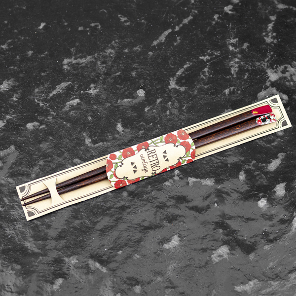 Japońskie Pałeczki do sushi Kawai - Retro Vintage Minette 