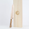 Dew Hara Saku#20 Shadow VG-10 Damascus Nóż Santoku 18 cm