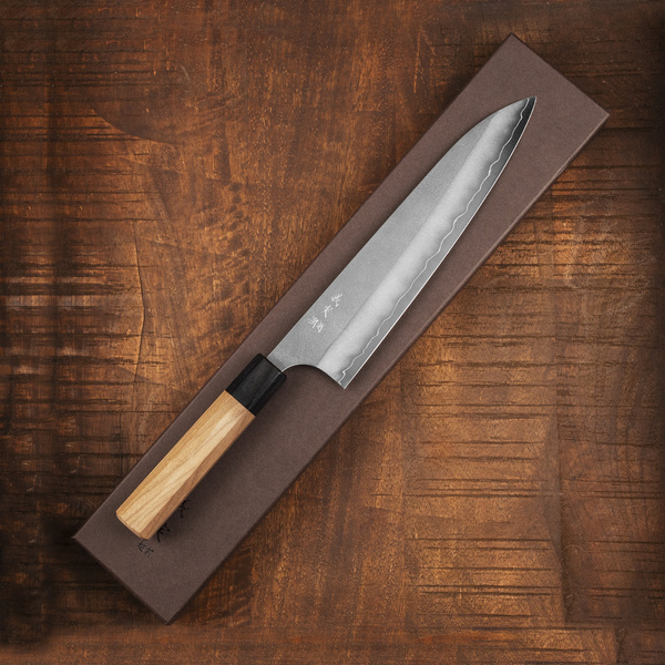 Yoshimi Kato Ginsan/SS Nashiji Nóż Szefa kuchni 21 cm