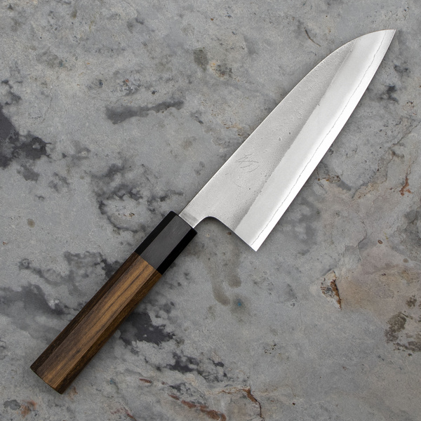 Yoshikane Shirogami#2/SS Nashiji Nóż Santoku 16,5 cm