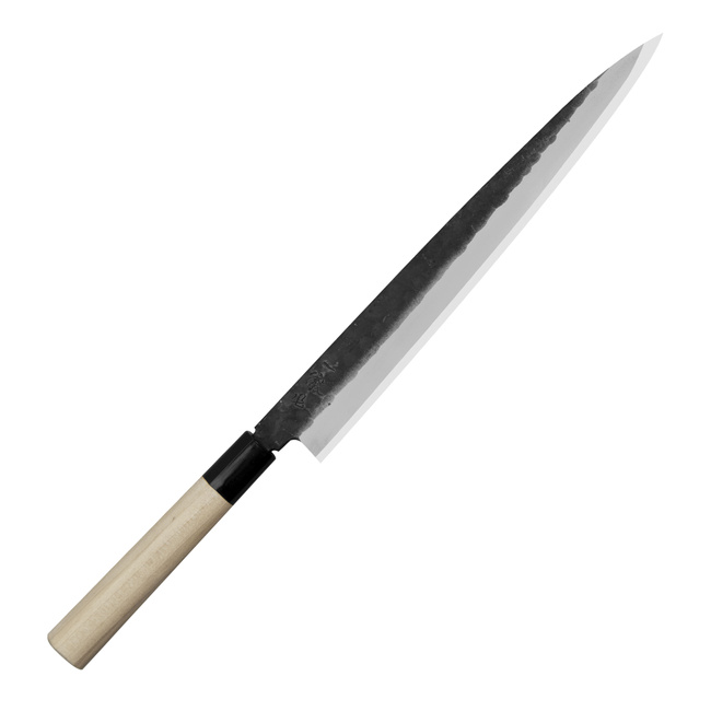 Ittetsu Forge Black Shirogami#2 Nóż Yanagiba 27 cm