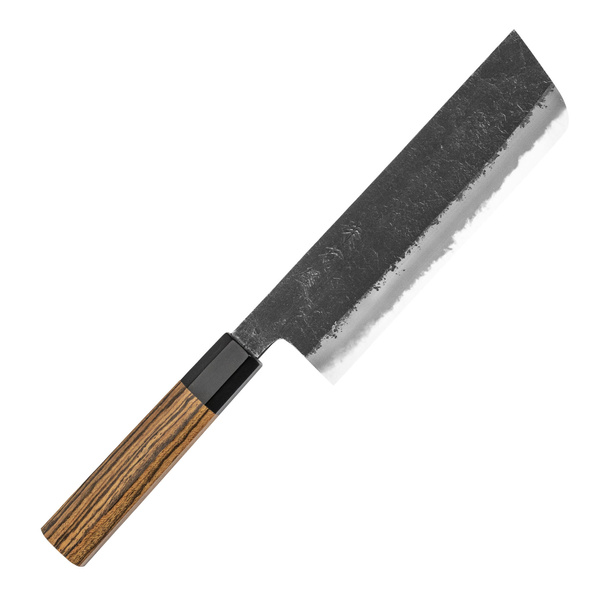 Mutsumi Hinoura Shirogami#2/Iron Nashiji Nóż Nakiri 17 cm