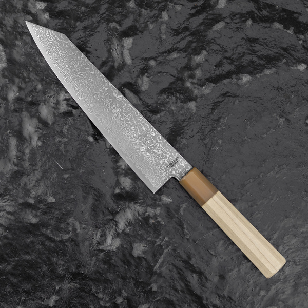 Toshitaka SG2 Black Damascus Nóż Kiritsuke Gyuto 21 cm