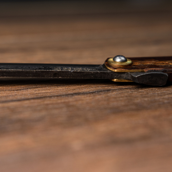 Nóż kieszonkowy Higonokami Kanekoma Kaba Kora Wiśni Aogami#2 8 cm