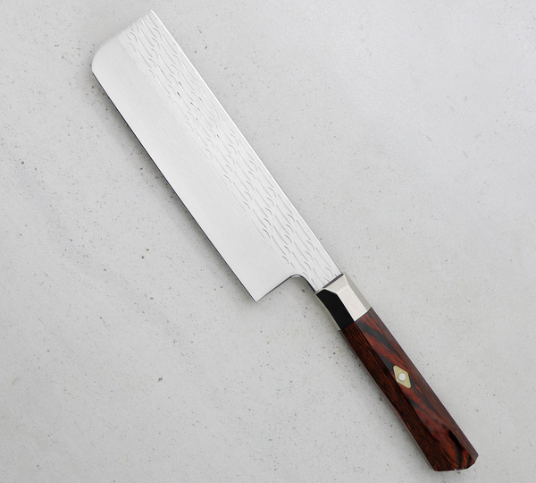 Mcusta Zanmai Supreme Ripple VG-10 Nóż Nakiri 16,5 cm