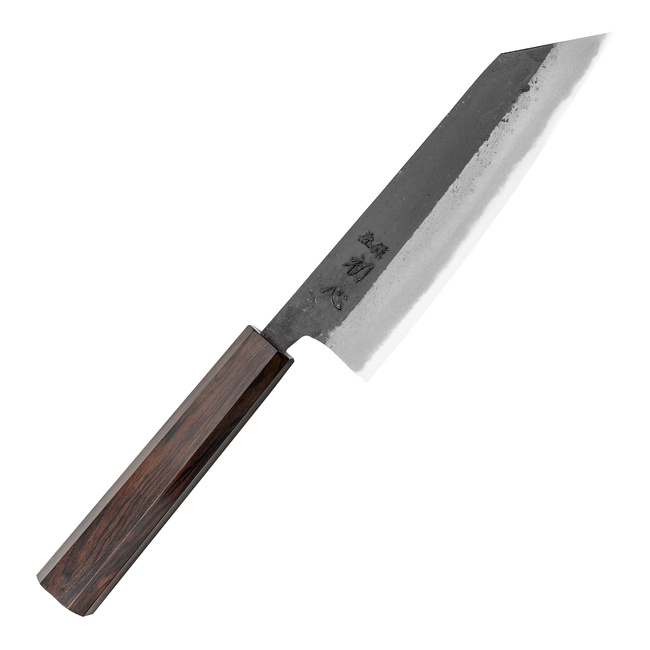 Hatsukokoro Shioku Kurouchi Aogami#2/Iron Nóż Bunka 16,5 cm