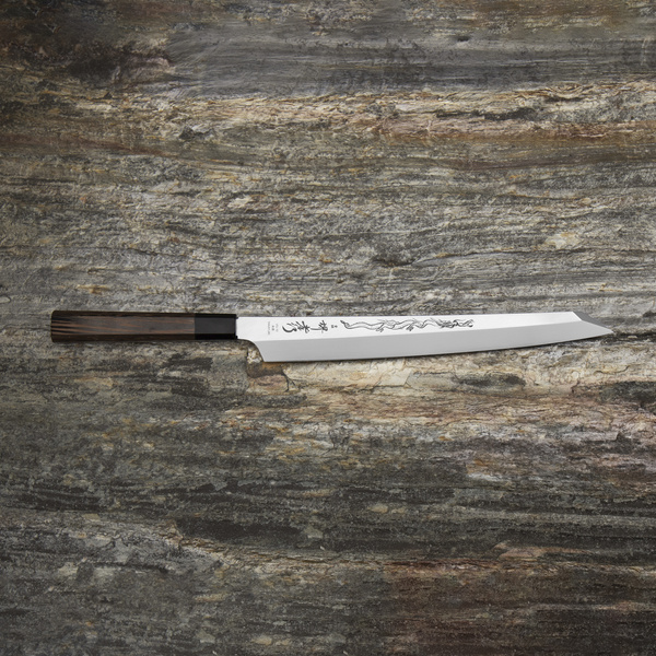 Sakai Takayuki Shoryu Honyaki VG-10 Nóż Kengata Yanagiba 30 cm