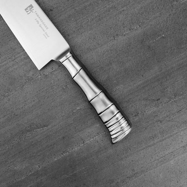 Tamahagane Bamboo VG-5 Nóż Santoku 17,5 cm