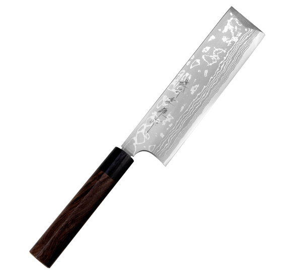 Hideo Kitaoka Shirogami#2 Satin Nóż Usuba 18 cm