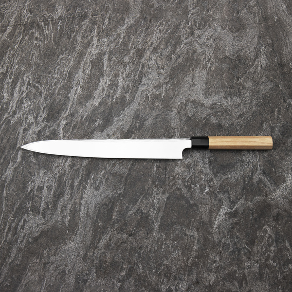 Yauji Aogami#2 Damascus Nóż Yanagiba 30 cm