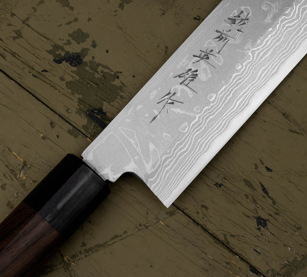 Hideo Kitaoka Shirogami#2 Satin Nóż Usuba 16,5 cm