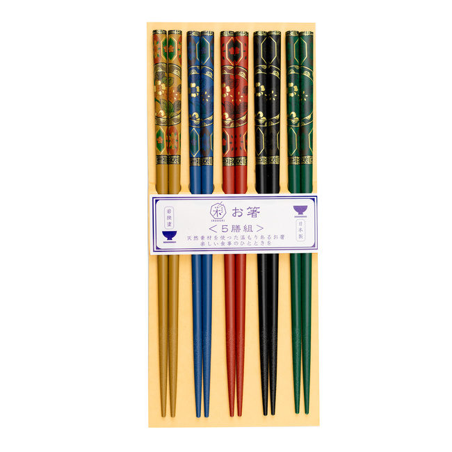 Zestaw 5 Japońskich Pałeczek do sushi Kawai - Kutani 5P