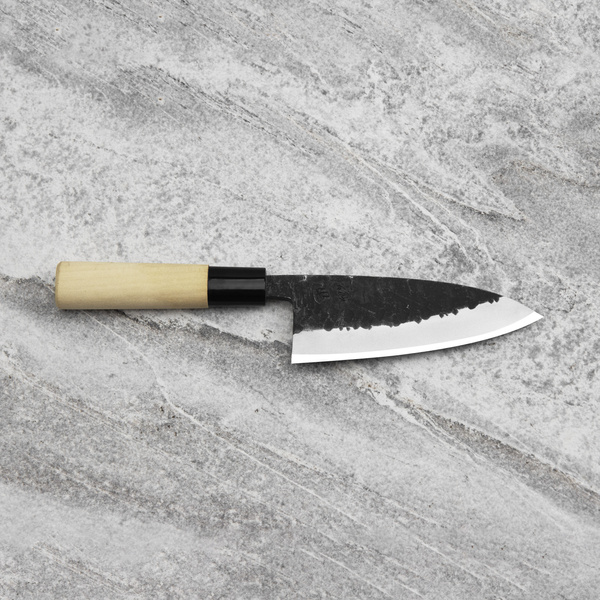 Ittetsu Forge Black Shirogami#2 Nóż Deba 12 cm