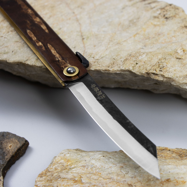 Nóż kieszonkowy Higonokami Kanekoma Kaba Kora Wiśni Aogami#2 9,5 cm