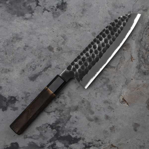 Mutsumi Hinoura Shirogami#2/Iron Nóż Santoku 16,5 cm