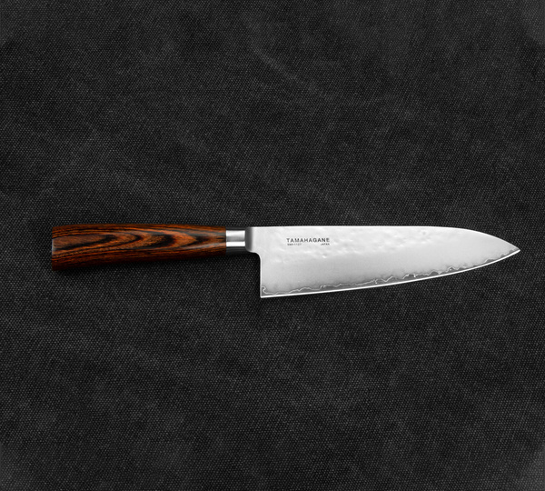 Tamahagane Tsubame Brown VG-5 Nóż Szefa kuchni 15 cm