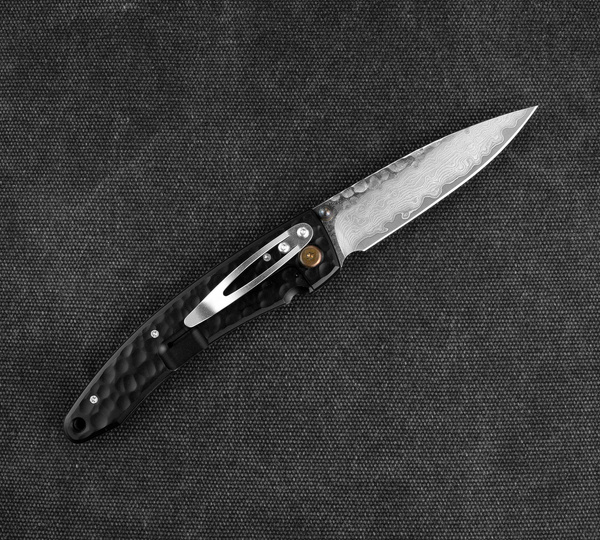 Nóż składany Mcusta Forge Młotkowany Damascus VG-10 8,5 cm