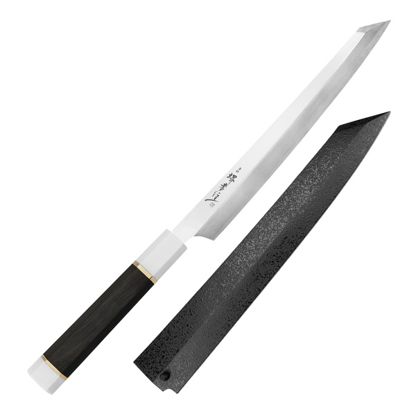 Sakai Takayuki Ginryu Honyaki SW Nóż Kengata Yanagiba 30 cm