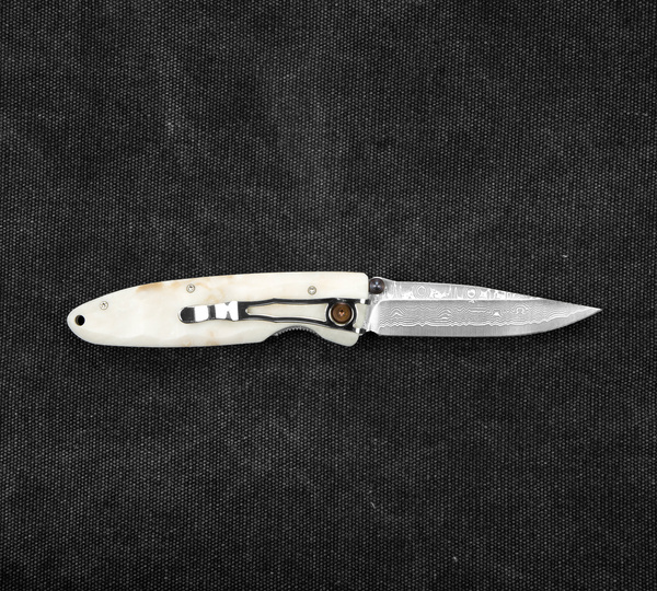 Nóż składany Mcusta Classic Wave Corian Damascus VG-10 8,5 cm