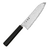 Hatsukokoro Hikari Kurozame SLD Damascus Nóż Santoku 17 cm