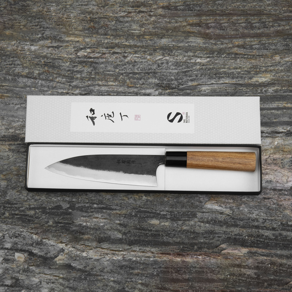 Katsuto Tanaka Shirogami#2 Nóż Funayuki 16 cm