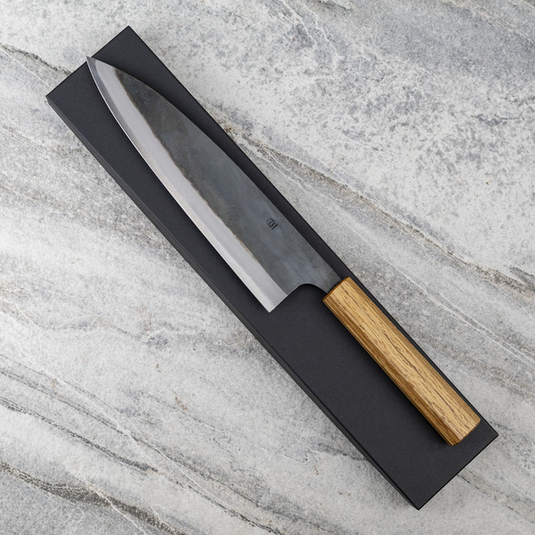 Tsukasa Tokaji Shirogami#1/Iron Kurouchi Nóż Szefa kuchni 21 cm