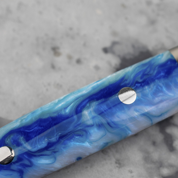 Takeshi Saji STRIX Blue Acrylic Nóż Nakiri 16 cm