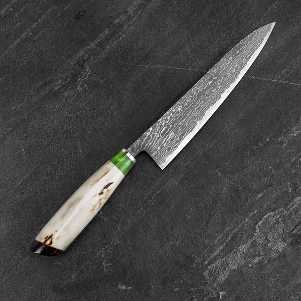 Yojiro Yamada Unique 06 VG-10 Damascus Nóż uniwersalny 15 cm