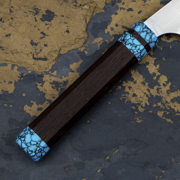 Yu Kurosaki VG-XEOS Turkus Nóż Szefa kuchni 24 cm